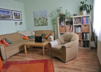 Home staging redizajn obývačky pre časopis „EKO BÝVANIE“ – Petržalka, Bratislava