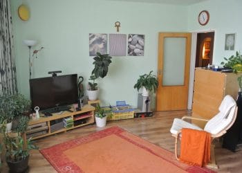 Home staging redizajn obývačky pre časopis „EKO BÝVANIE“ – Petržalka, Bratislava